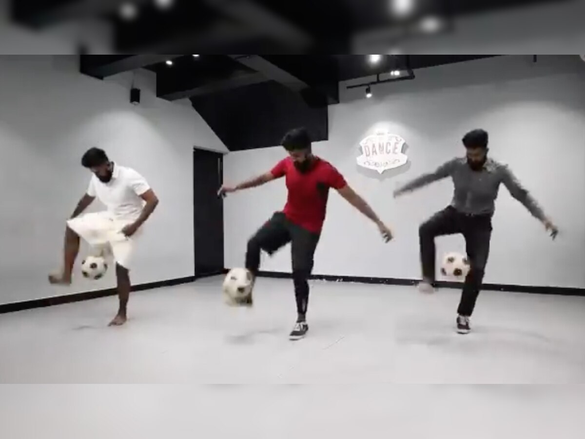 3 in 1? Freestyle footballer's ingenious dance video drops Raveena Tandon's jaw in awe!