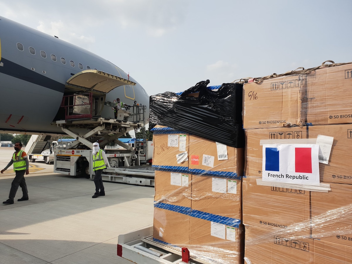 France donates ventilator, test kits to India as COVID-19 assistance