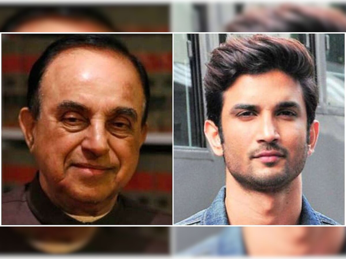 BJP MP Subramanian Swamy writes to PM, seeks joint CBI-NIA-ED probe into Sushant Singh Rajput's death