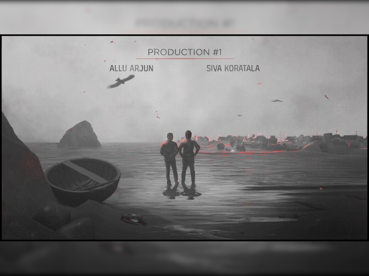 #AA21: Allu Arjun joins hands with 'Bharat Ane Nenu' director Kortala Siva, shares first teaser poster