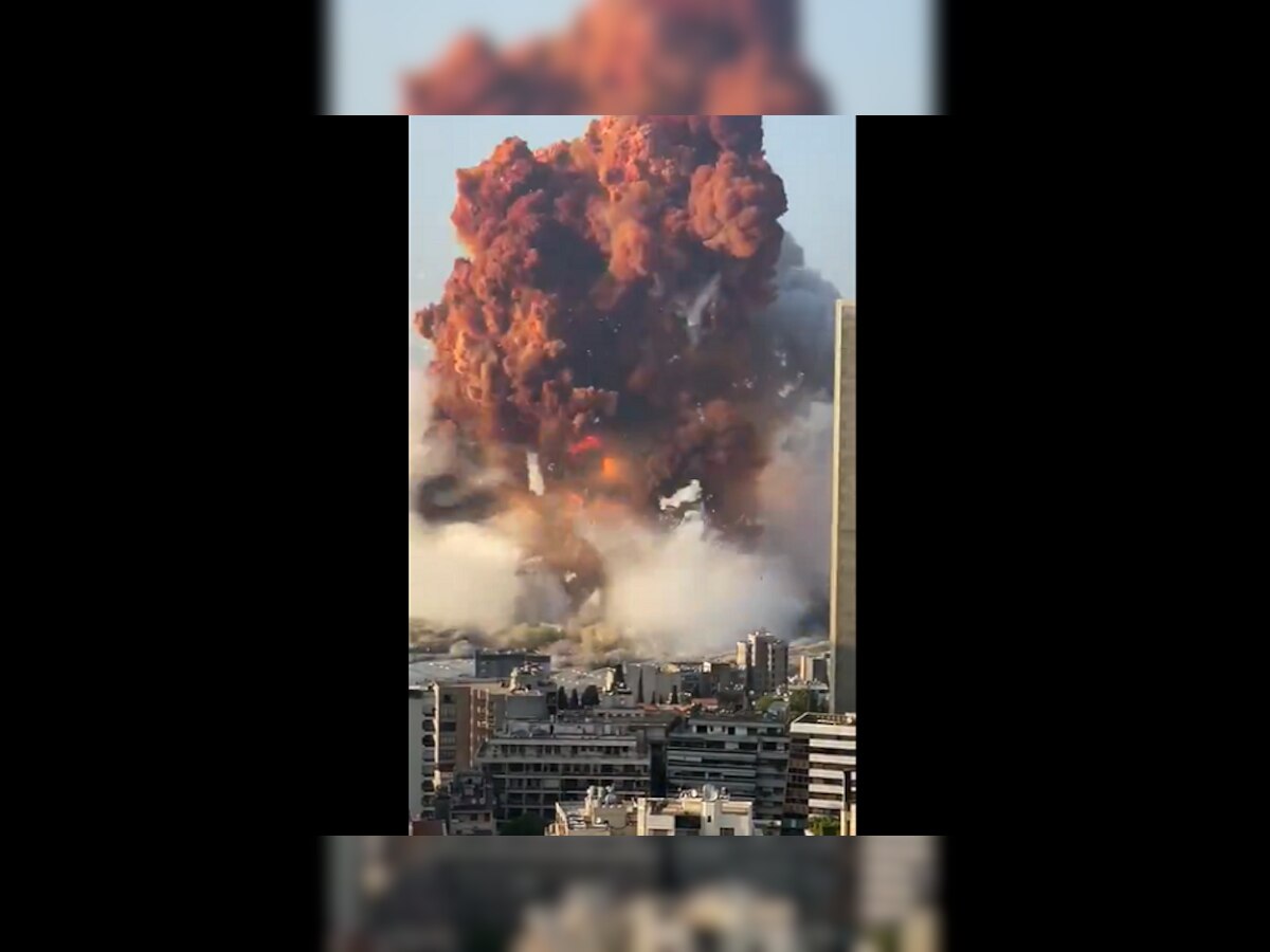 Watch: Massive blast rocks Lebanon's capital, explosion captured on camera