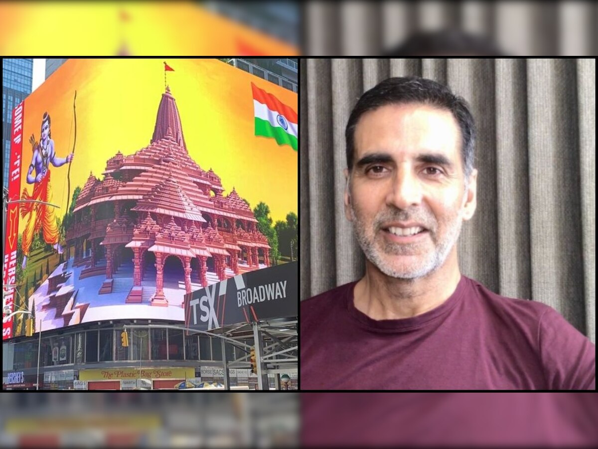 'Diwali came early': Akshay Kumar lauds Ram Mandir digital billboard at New York's Times Square