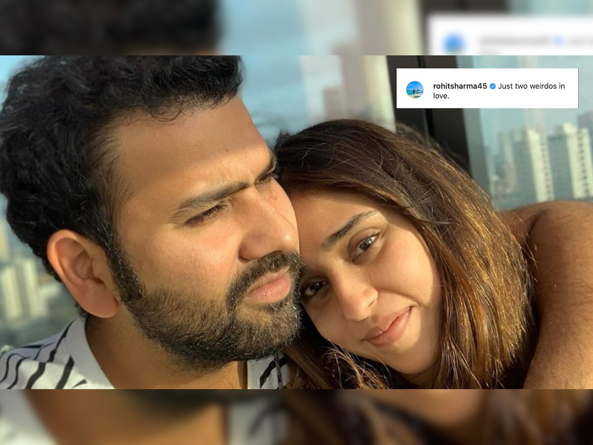 'Two weirdos in love': Hubby Rohit Sharma's goofy post for wife Ritika Sajdeh is too adorable