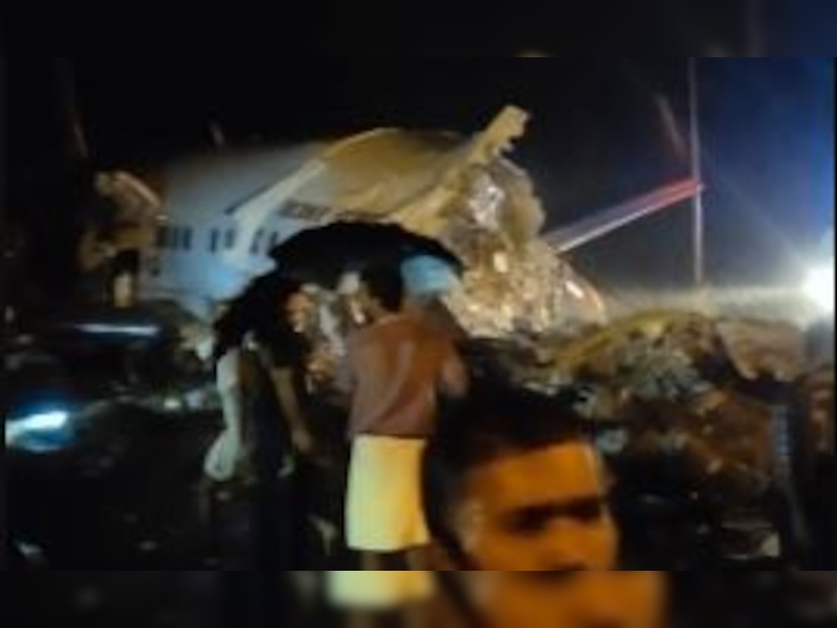 Kozhikode Crash: Plane splits into two after skidding off runway, pilot dead