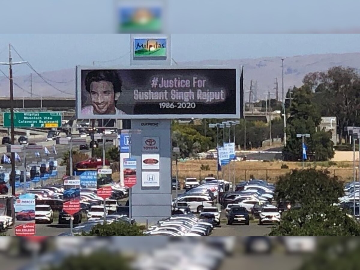 'Justice for Sushant Singh Rajput' billboard in California, sister Shweta Singh Kirti shares photos