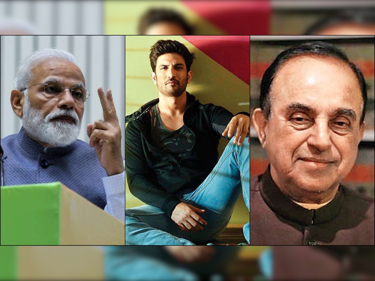 PM Modi acknowledges Subramanian Swamy's letter for joint CBI-NIA-ED probe into Sushant Singh Rajput's death