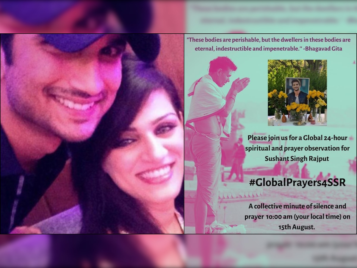 Sushant Singh Rajput's sister Shweta Singh Kirti initiates 'Global 24-hour prayer for SSR'