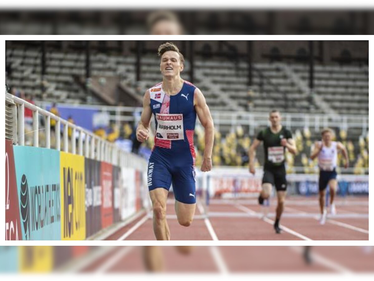 Karsten Warholm closes in on 400m hurdles world record in Stockholm Diamond League
