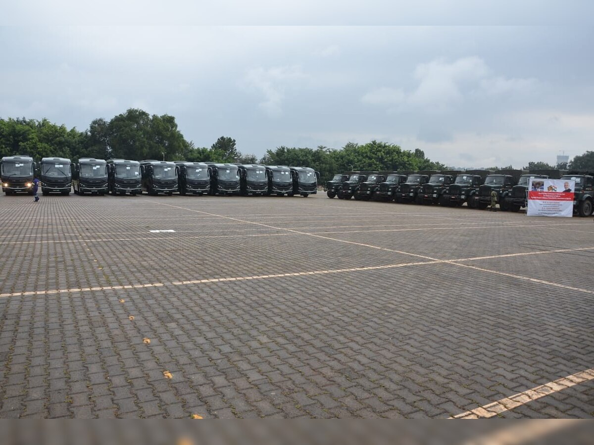 India gifts 36 vehicles, including 10 troop carriers, to Uganda