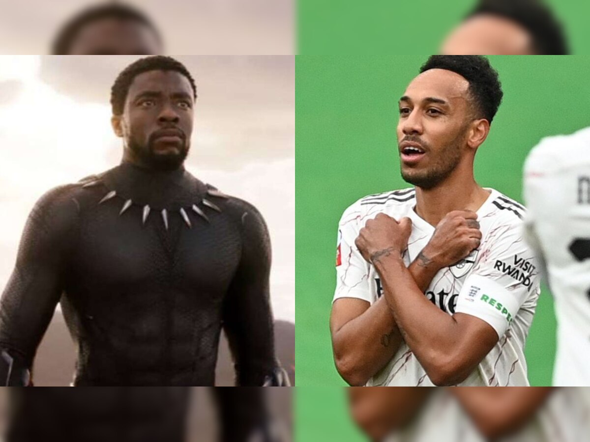 WATCH: Aubameyang's 'Wakanda Forever' tribute to Chadwick Boseman after scoring against Liverpool in FA Community Shield