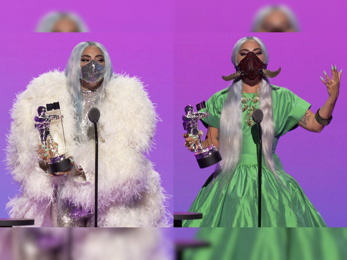 Lady Gaga owns MTV VMAs with five wins, statement face-masks