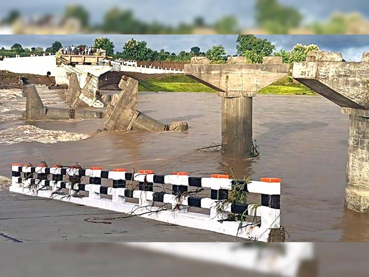 Madhya Pradesh floods: Bridge washed away before inauguration