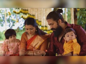 Video: Yash and Radhika Pandit finally announce name of their baby boy