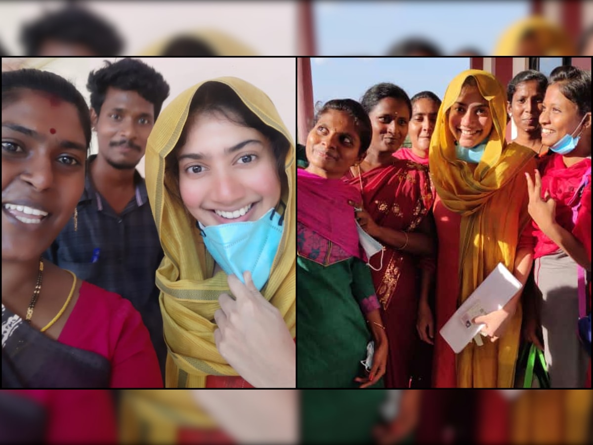 Viral Photos: Sai Pallavi appears for an exam in Trichy; poses with fans  for selfies