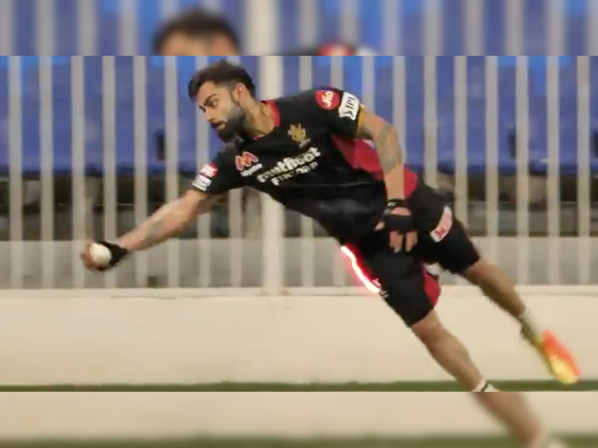 Virat Kohli takes mind-blowing catch in RCB's IPL 2020 training - WATCH