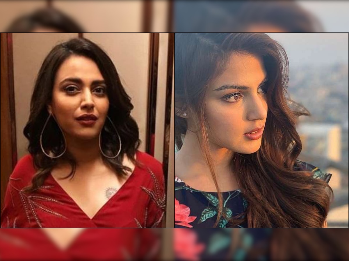 'Shame on our sadistic pleasure in pain of others': Swara Bhasker shares Indrajit's statement, defends Rhea Chakraborty