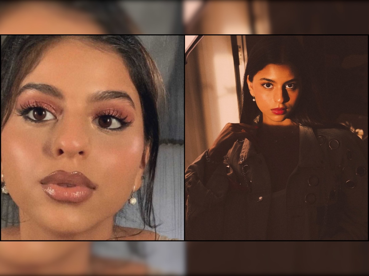 Bronze kohled eyes, glossy brown lips; Suhana Khan glams up in latest selfie