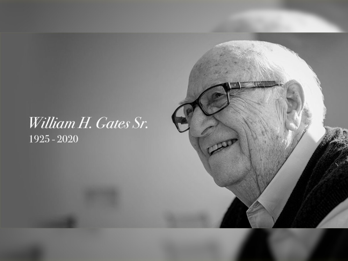 William H Gates Sr, father of Microsoft co-founder Bill Gates, dies at 94