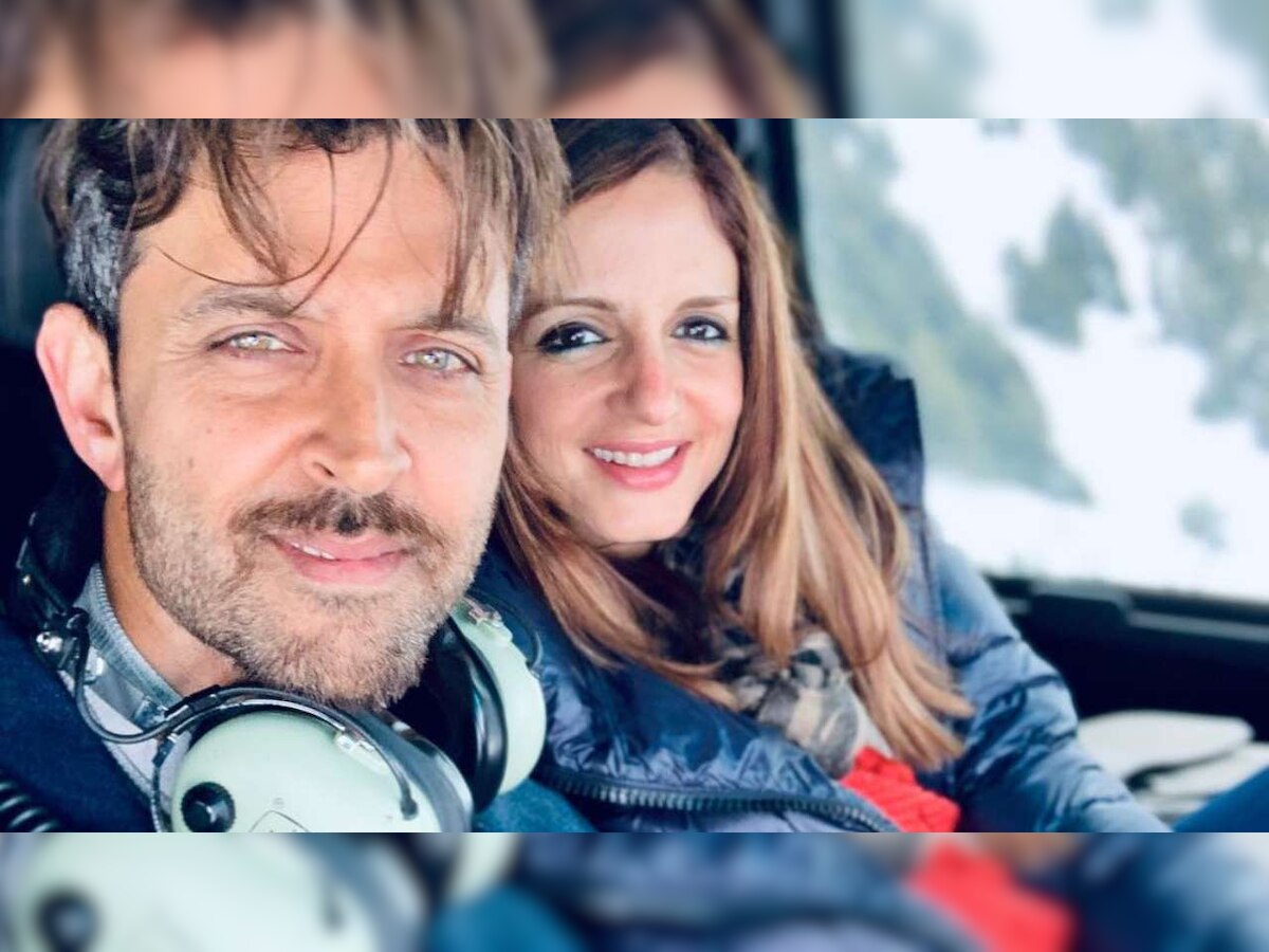 Hrithik Roshan swoons over Sussanne Khan's 'If you leave I won’t cry' pic