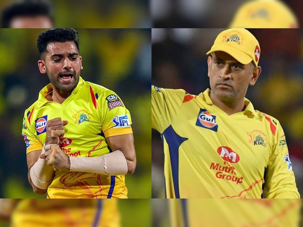 IPL 2020 - MS Dhoni's three-word response to Deepak Chahar's query is brilliant