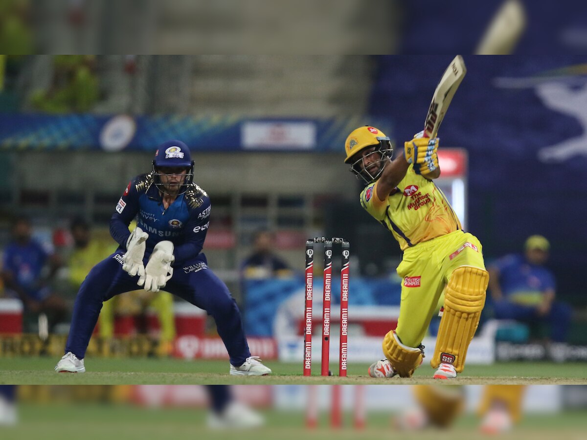 CSK v MI - Ambati Rayudu hits 19th IPL fifty, CSK on top