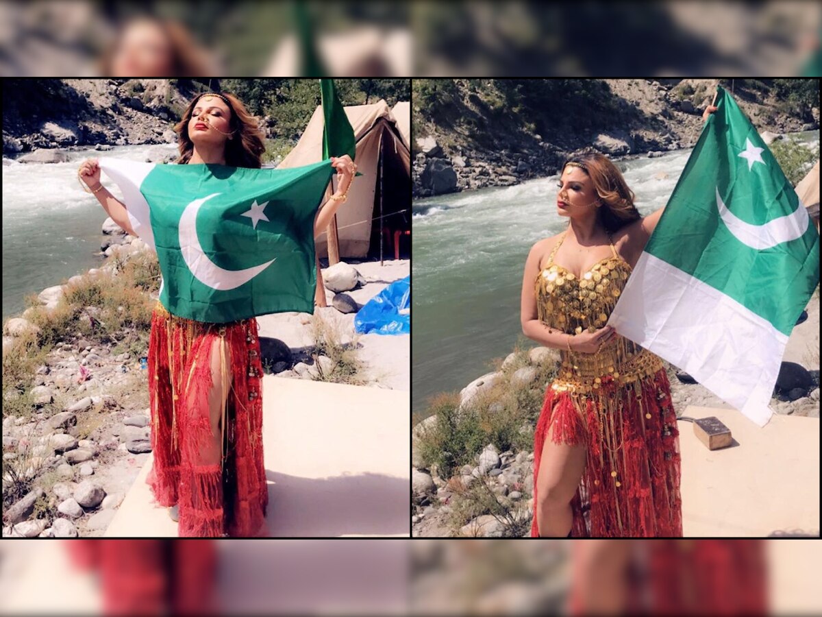 Rakhi Sawant once again gets trolled for her 2019 photos posing with Pakistani flag