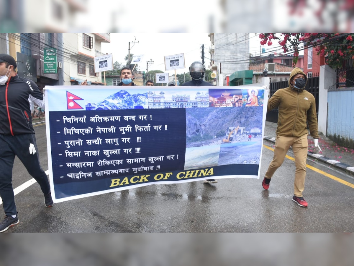 'Go back China': Protests erupt in front of Chinese embassy in Kathmandu