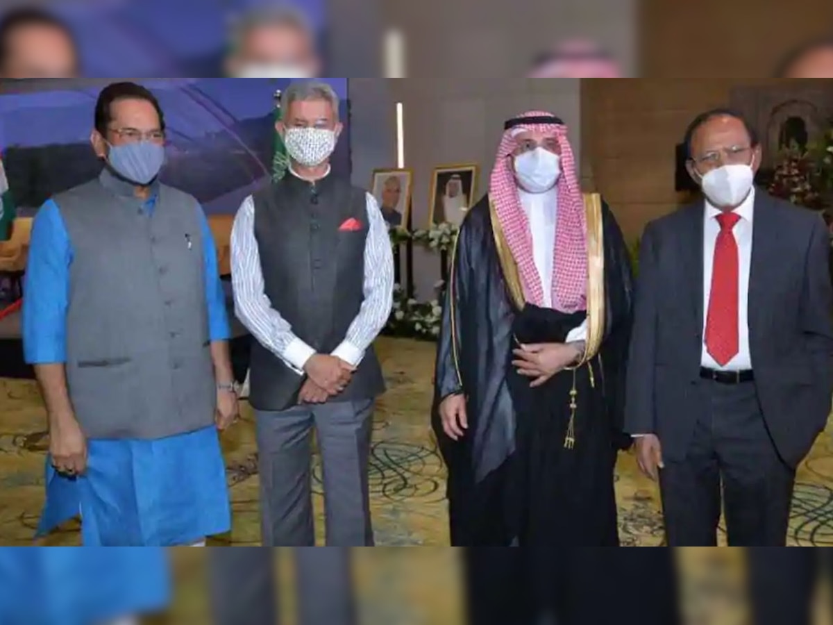 Jaishankar, NSA Ajit Doval attend Saudi National Day in New Delhi