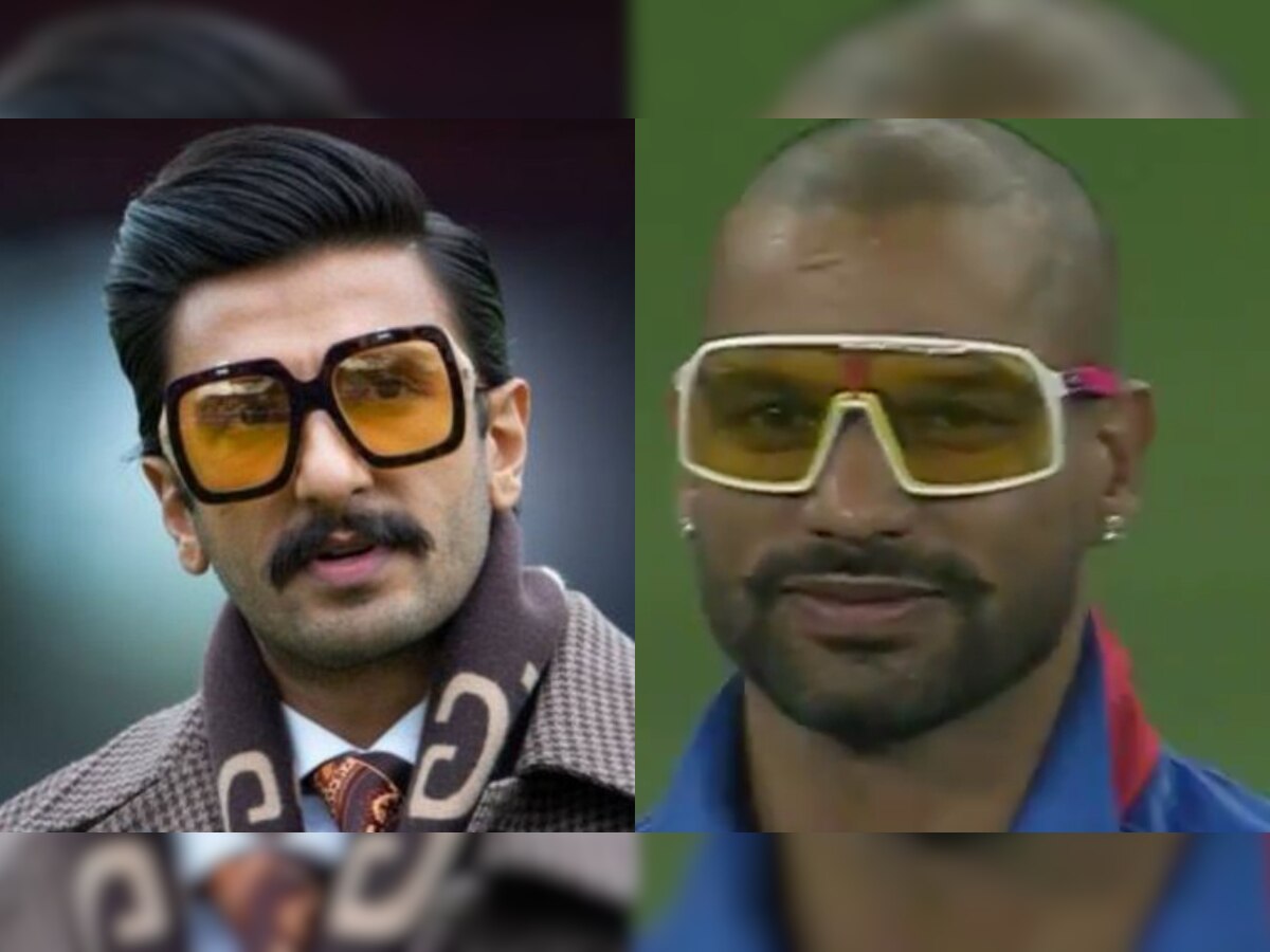 'Did Ranveer Singh give him that?' Twitter trolls Shikhar Dhawan's special glasses from CSK vs DC clash