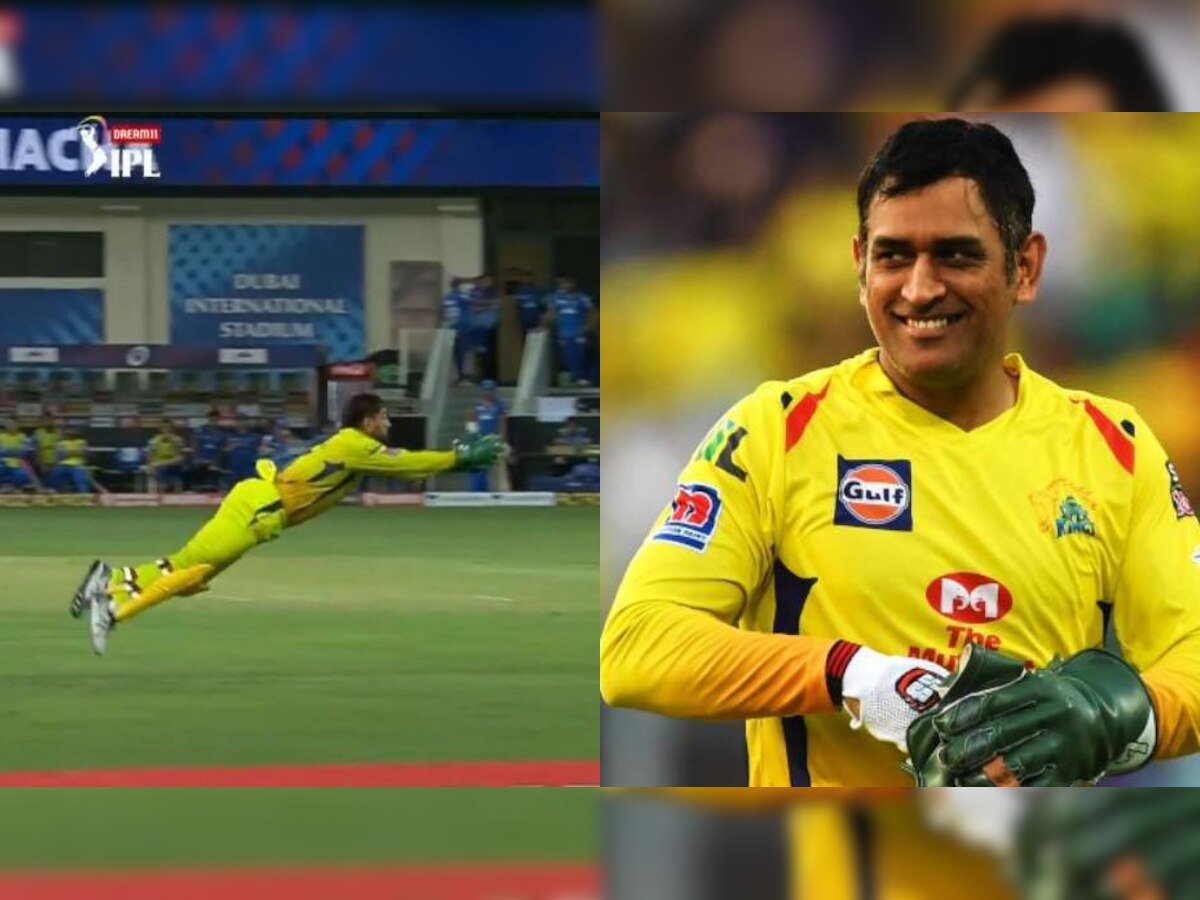 'Superman MS Dhoni' - CSK skipper takes jaw-dropping catch in IPL 2020 match vs DC