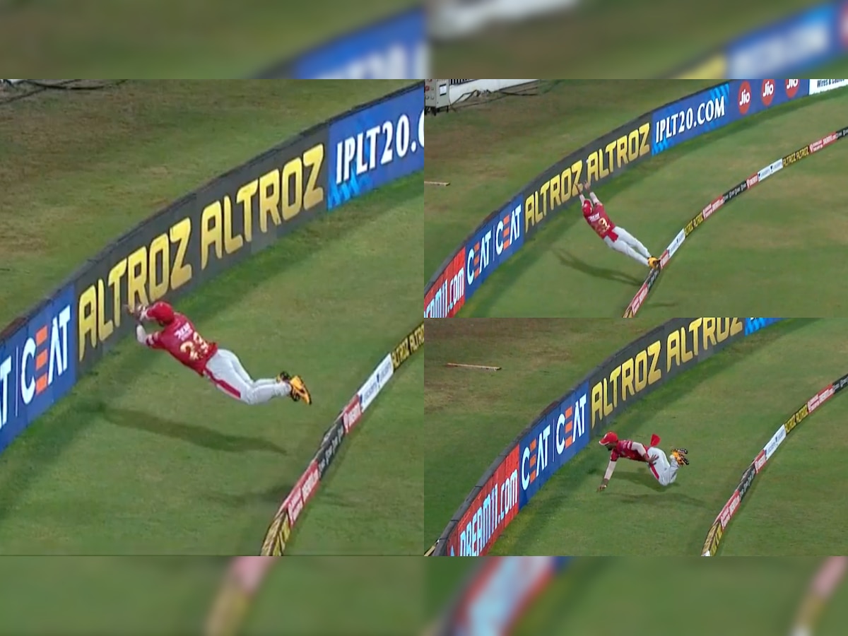 WATCH: Nicholas Pooran turns Superman to take an incredible catch in RR v KXIP IPL 2020 match