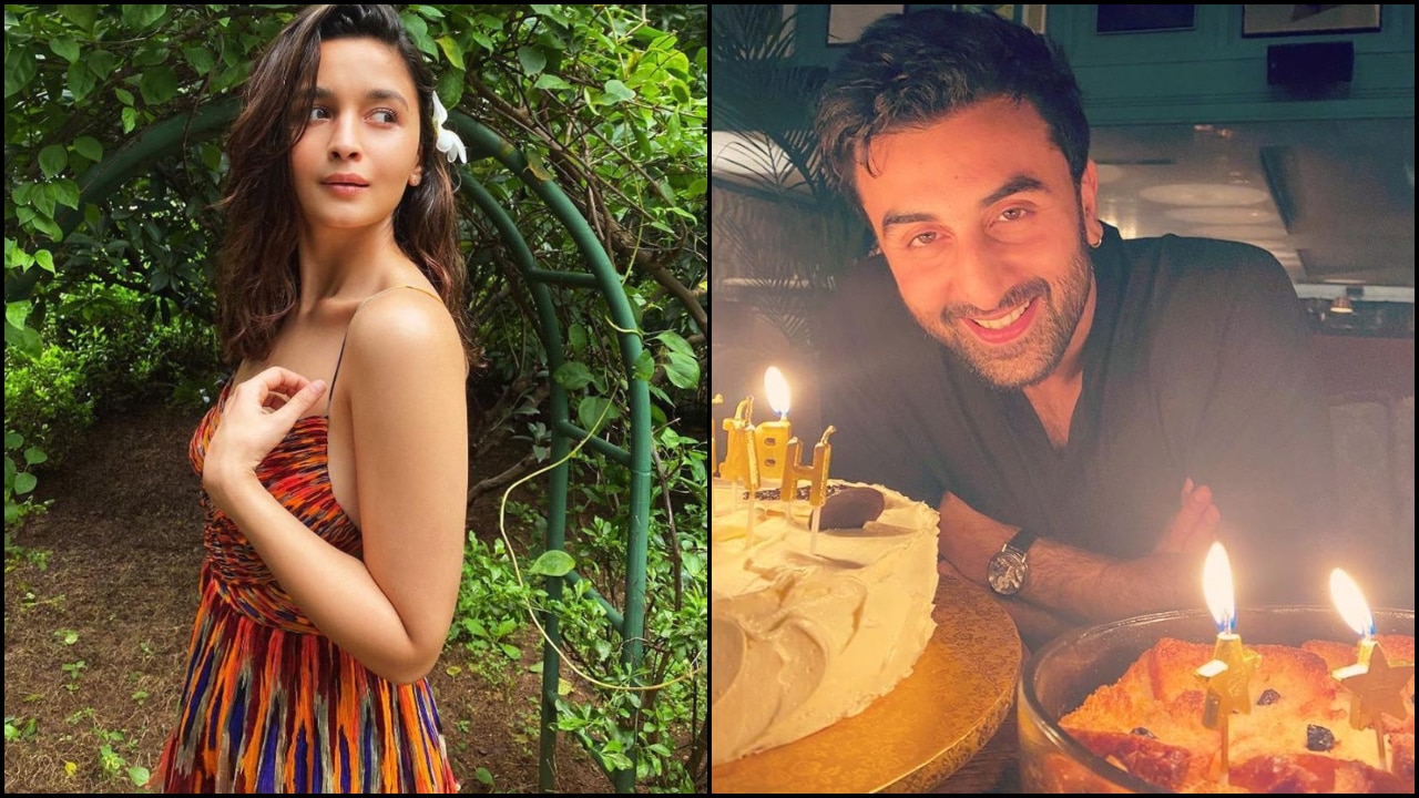 Birthday Boy Ranbir Kapoor Smiles Ear To Ear During Celebrations With ...