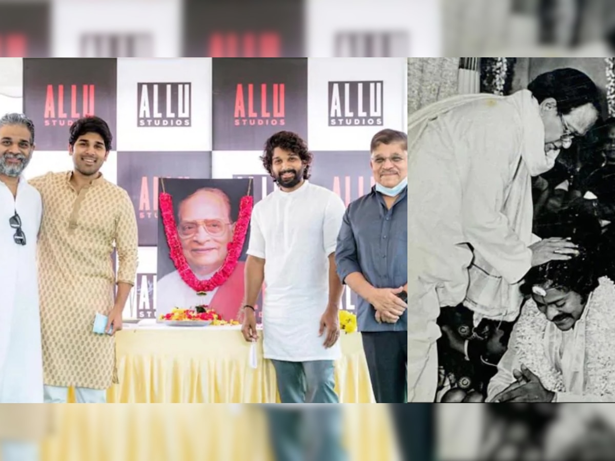 Allu Arjun announces Allu Studios on Allu Ramalingaiah's 99th birth anniversary; Chiranjeevi remembers father-in-law