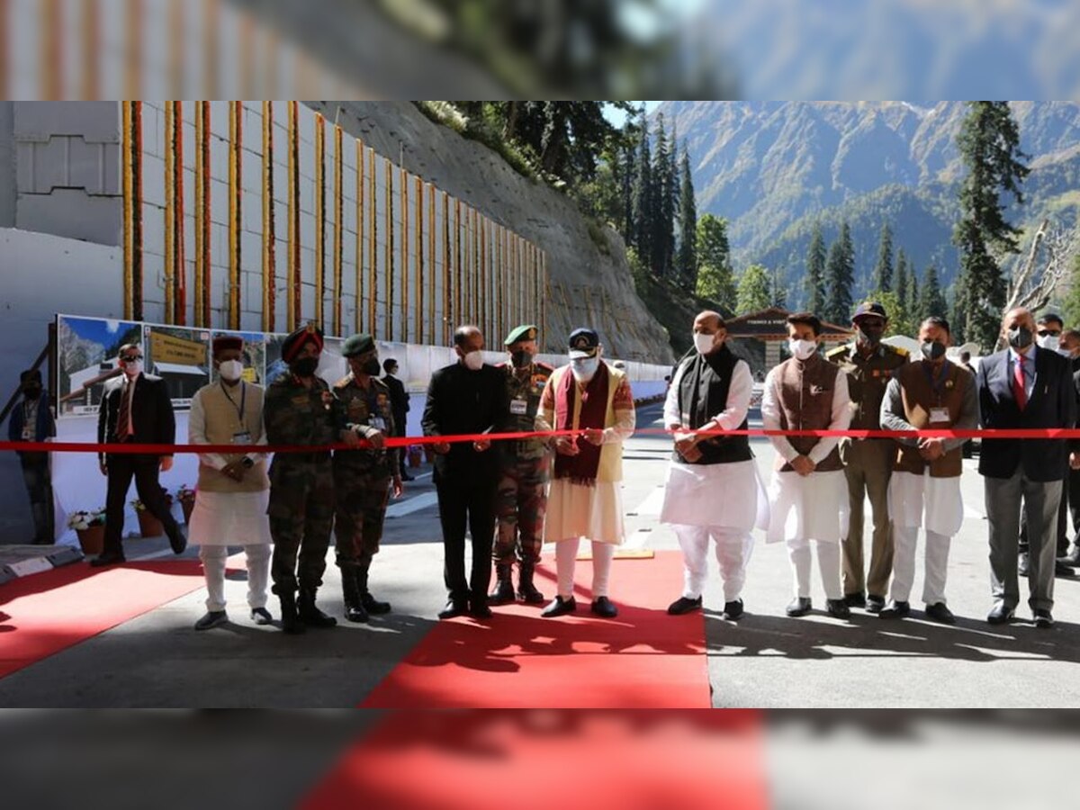 Atal Tunnel: PM Modi inaugurates world's longest highway tunnel in Himachal Pradesh