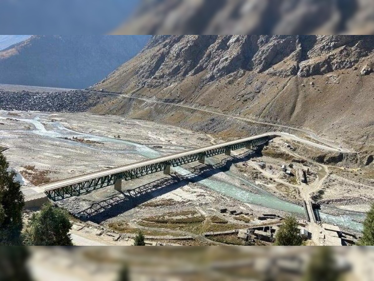 BRO builds India's longest steel bridge on Manali-Leh highway