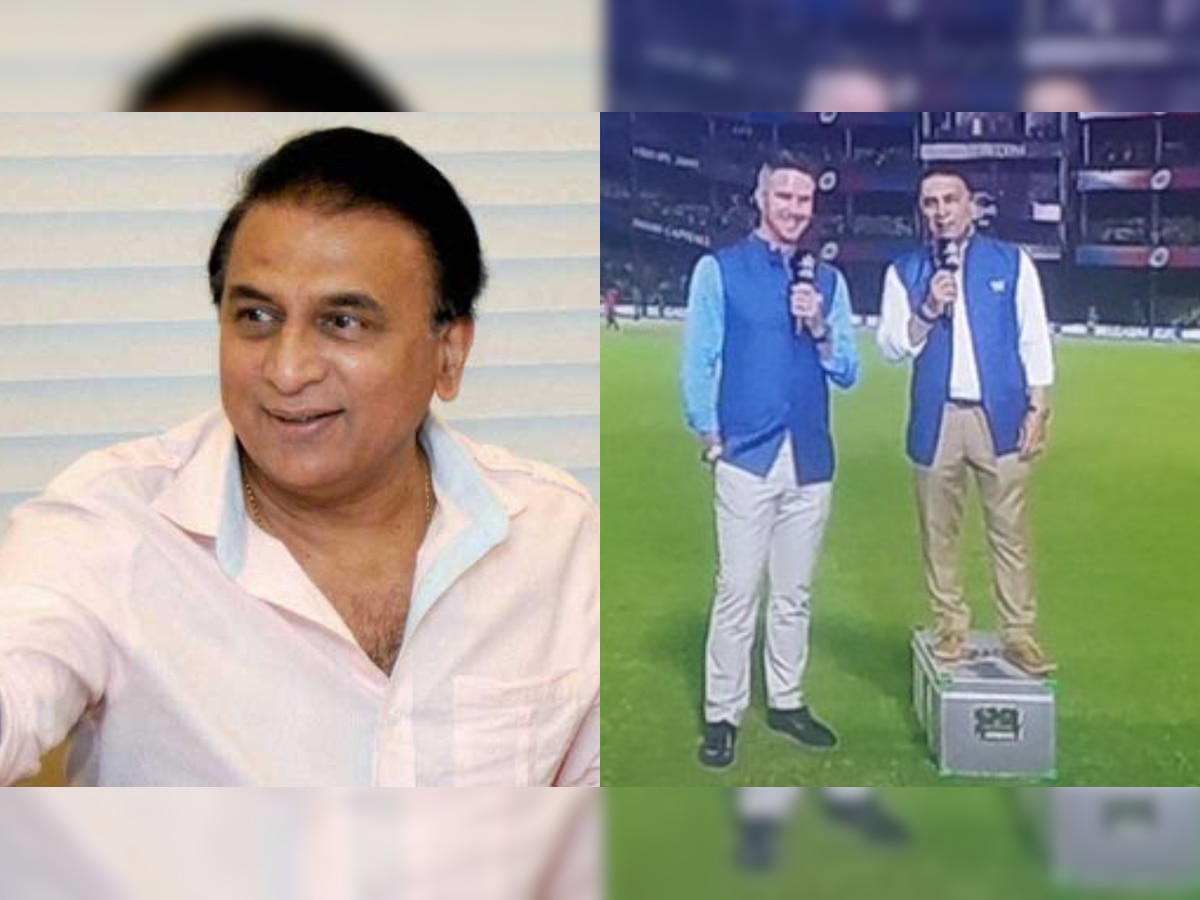 Fan mocks Sunil Gavaskar for his height in IPL 2020, Sheldon Jackson gives epic response