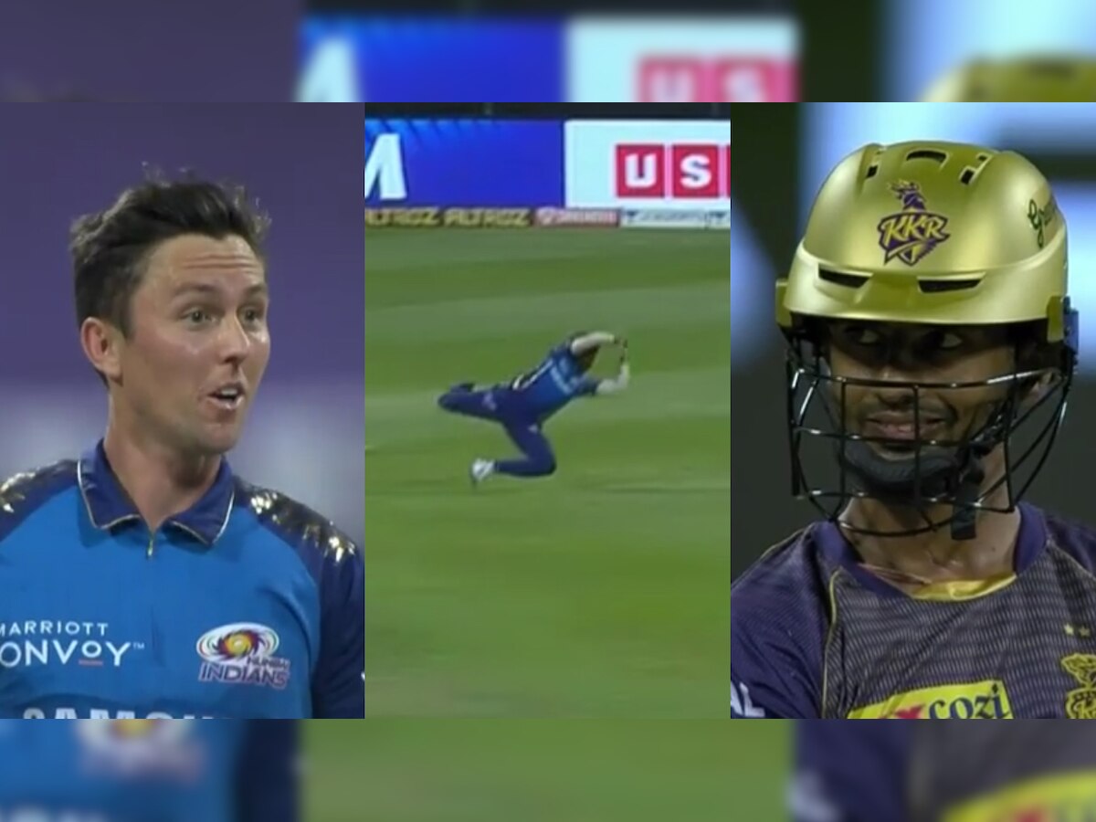 WATCH: Suryakumar Yadav's flying catch leaves Trent Boult, Rahul Tripathi in awe