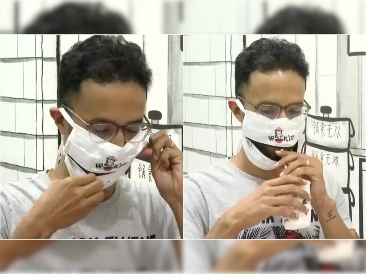 Kolkata cafe offers masks with zip to customers free of cost