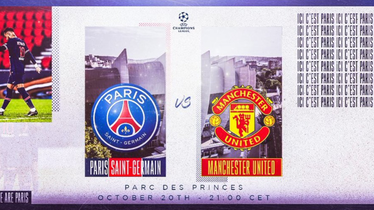 Psg vs discount man utd channel