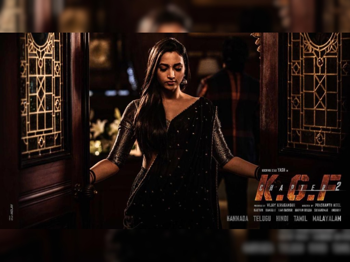 'KGF: Chapter 2' - Birthday girl Srinidhi Shetty stuns in black as Reena in her first look poster