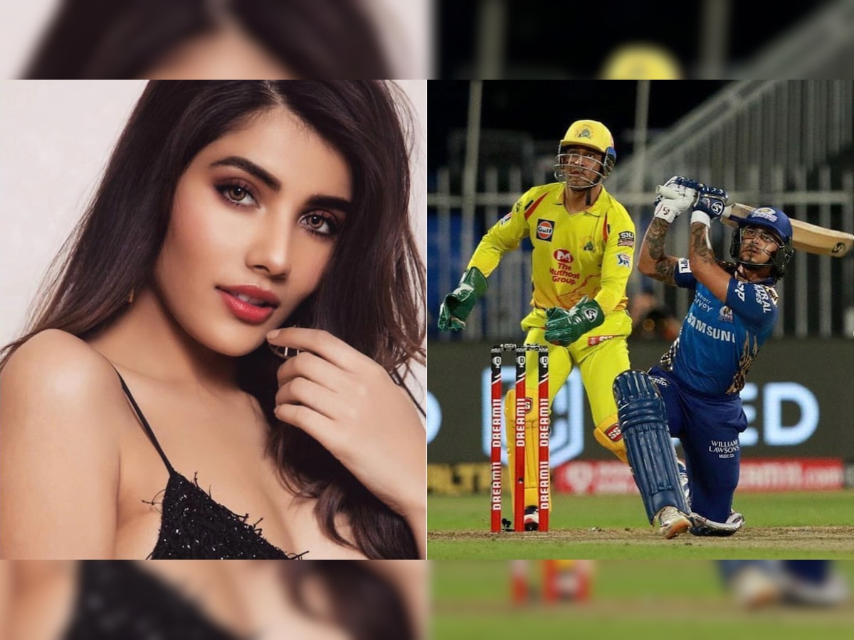 Ishan Kishan's mammoth six gets 'fiery' reaction from rumoured girlfriend Aditi Hundia