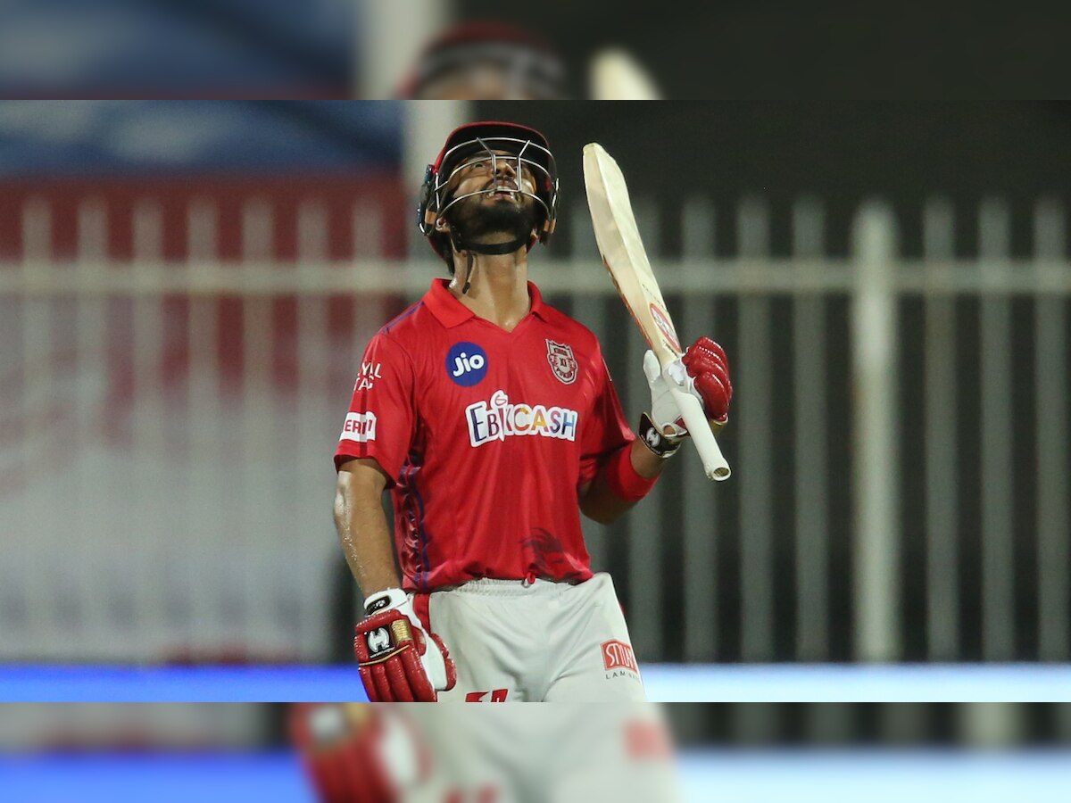 IPL 2020: Mandeep Singh tributes half-century to father, lifts bat heavenwards to celebrate