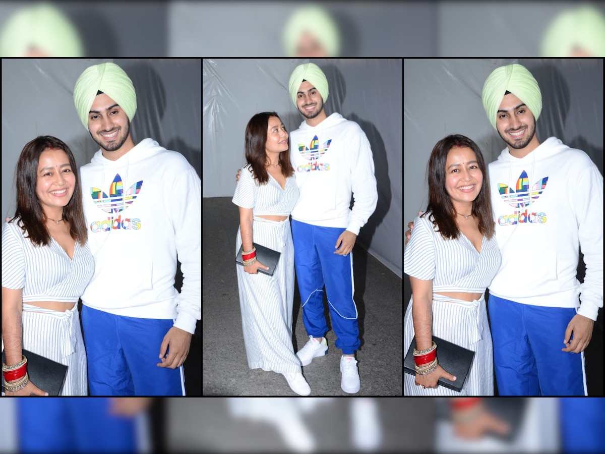 X Vedios Neha Kakkar - Photos: Newlyweds Neha Kakkar and Rohanpreet Singh touchdown Mumbai