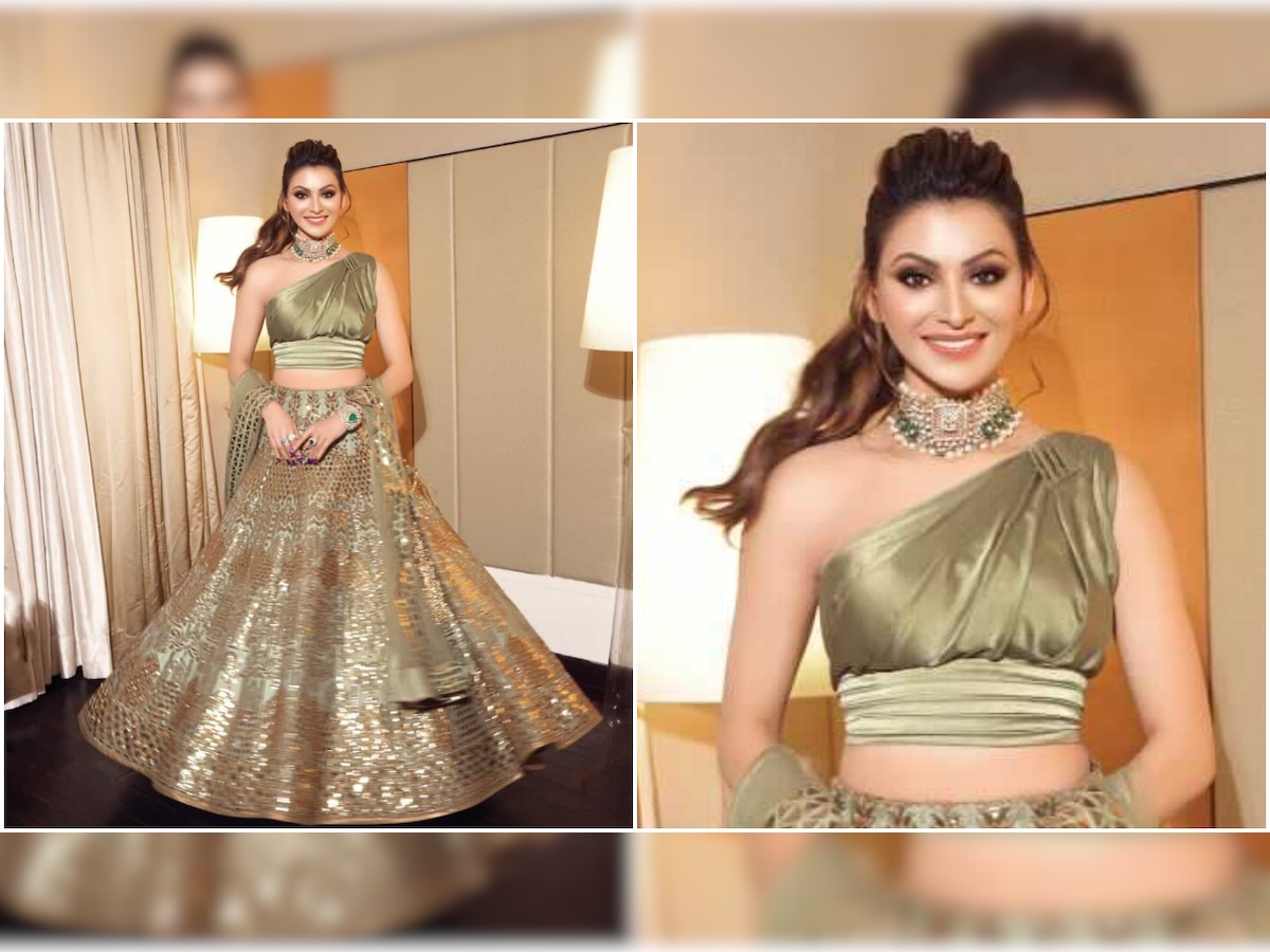 Urvashi Rautela's stylist reveals the worth of her laxer cut leather lehenga at Neha Kakkar, Rohanpreet Singh's wedding