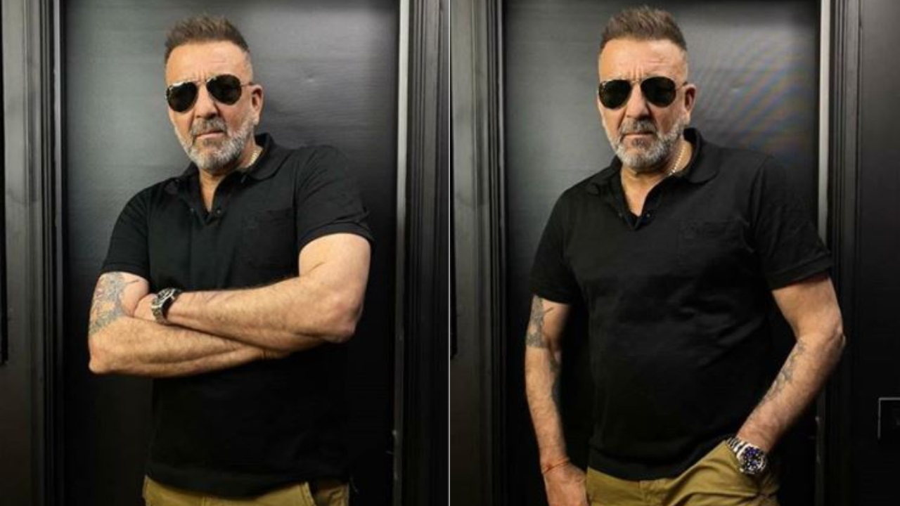 Sanjay Dutt flaunts platinum blonde hair in latest photos, looks fit as a fiddle; pics inside Sanjay Dutt flaunts platinum blonde hair in latest photos, looks fit as a fiddle; pics inside