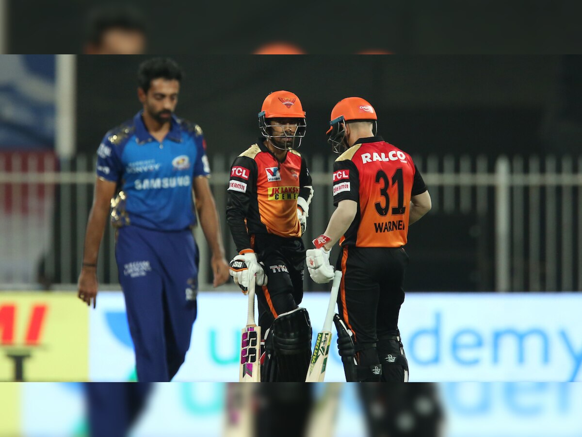 IPL 2020: SRH's David Warner-Wriddhiman Saha end KKR's Playoff dream, to face RCB in eliminator