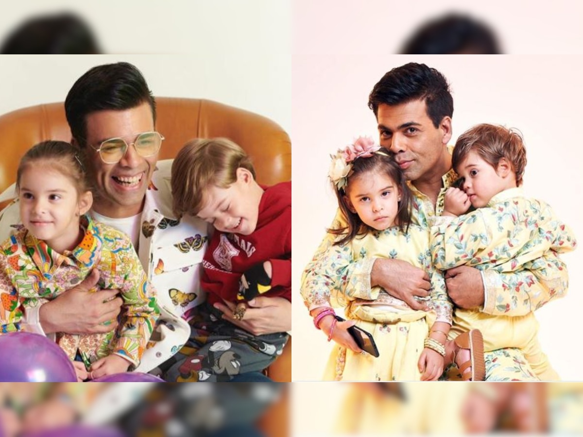 Karan Johar shares first video with twins Yash, Roohi in months, talks about his book 'The Big Thoughts of Little Luv'