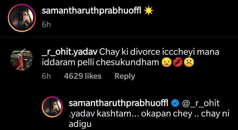 Divorcing samantha Samantha