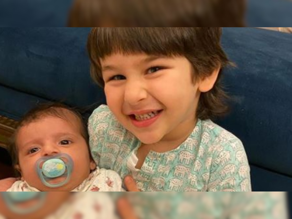 Netizens can't stop gushing over Taimur Ali Khan's adorable photo flashing million dollar smile