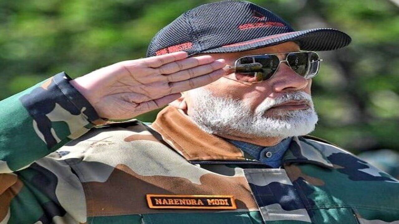 Proud of your role in surgical strikes: Watch PM Modi interacting with  soldiers on Diwali - Oneindia News